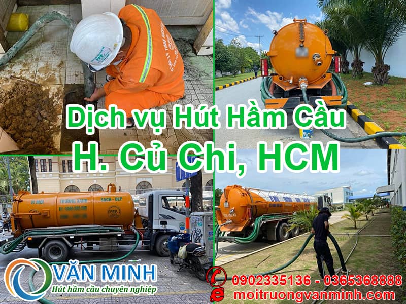 Hút hầm cầu huyện Củ Chi tp HCM tại Văn Minh, thợ kinh nghiệm 10 năm cam kết xử lý triệt để 100%, giá chỉ từ 120k, bảo hành lên đến 6 năm, có hóa đơn V.A.T, gọi ngay để được tư vấn và khảo sát miễn phí